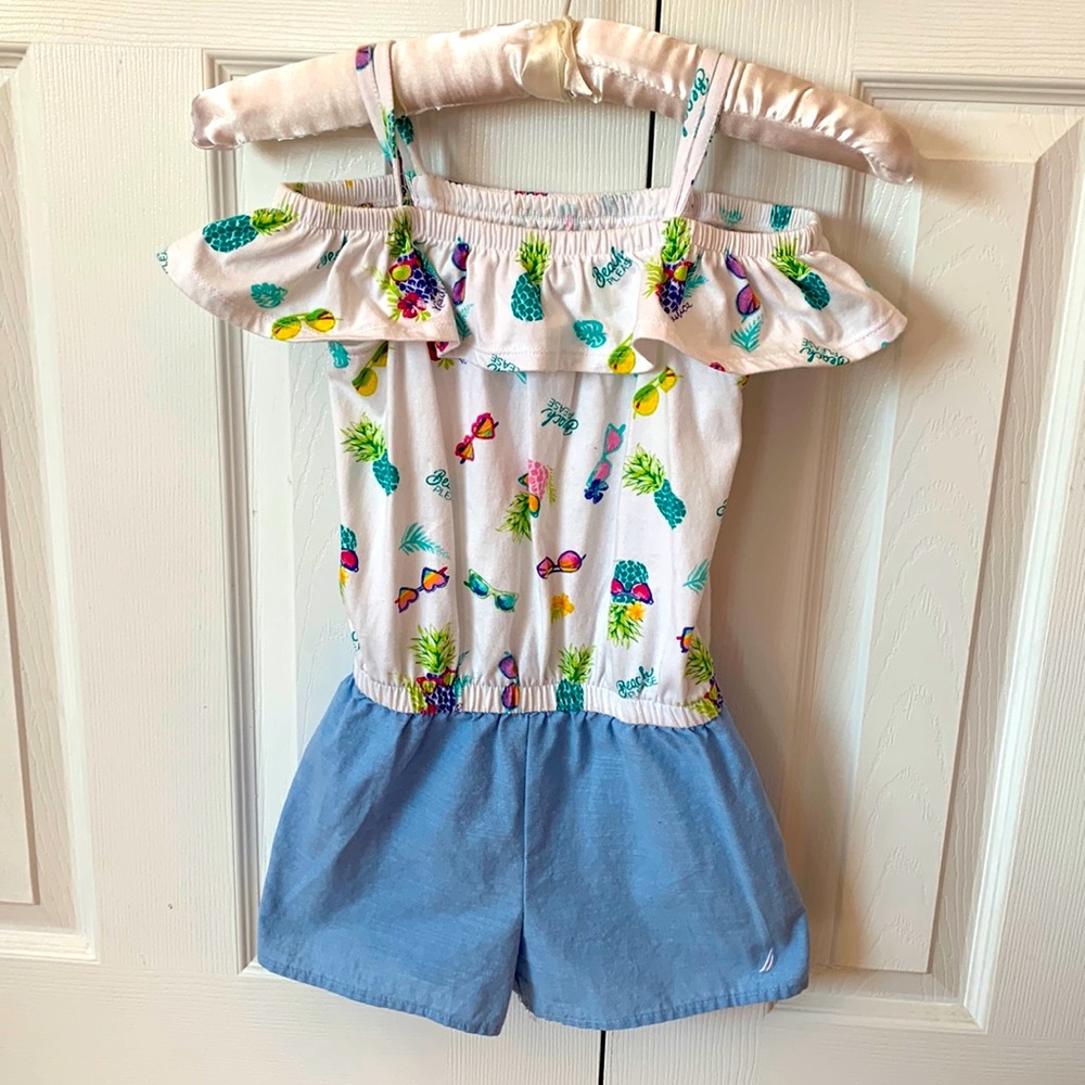 Nautica Little Girls Romper size 6
